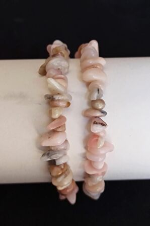 Pembe Opal Bileklik Kırıktaş 638-3