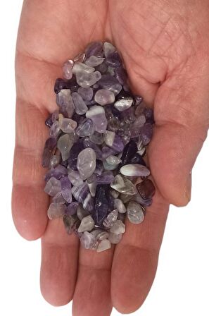 50 Gram Ametist Kırıktaş Deliksiz Parçalar 546