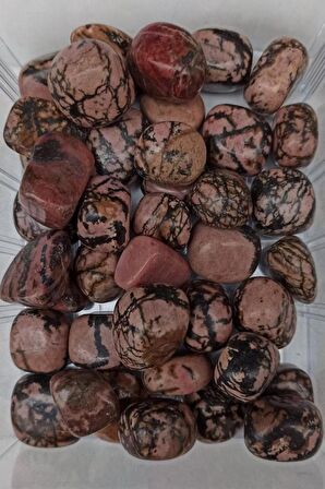 50 Gram Doğal Rodonit Tamburlu Parçalar - 535