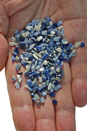 50 Gram Minik Sodalit Taşı Kırıktaş Deliksiz Parçalar 543-2