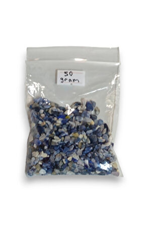 50 Gram Minik Sodalit Taşı Kırıktaş Deliksiz Parçalar 543-2