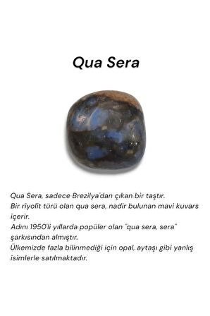 Qua Sera Doğal Taş, 50 Gram Tamburlu Parçalar 102-1