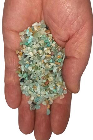 50 Gram Minik Amazonit Kırıktaş Deliksiz Parçalar 518