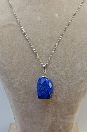 Doğal Lapis Lazuli Kolye 429-2