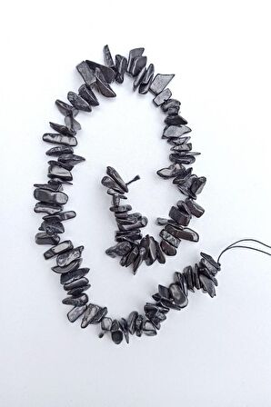 Doğal Şungit Kırıktaş Dizi 40 cm. Shungite 521