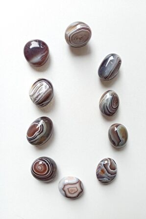 Botswana Agate, Akik Tamburlu Parça 512