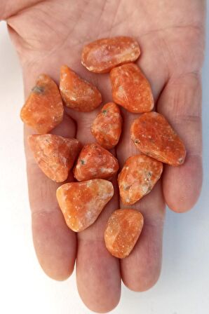 50 Gram Portakal Kalsit Tamburlu Parçalar 532
