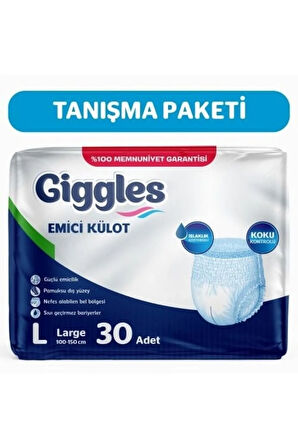 Emici Külot Hasta Bezi L Beden 30 Adet