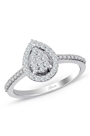 0.52 Ct Damla Pırlanta Yüzük