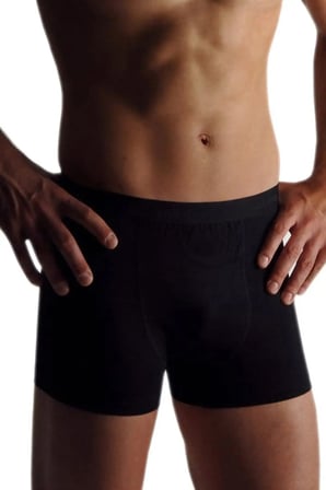 Erkek Siyah Penye Boxer