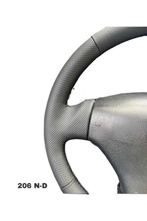 Peugeot 206 (2003-2006) Araca Özel DİKMELİ Direksiyon Kılıfı Spor Model(AÇIKLAMAYI OKUYUN LÜTFEN)