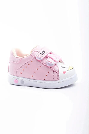  İlk Adım Işıklı Ortopedik Kız Bebek Çocuk Ayakkabısı