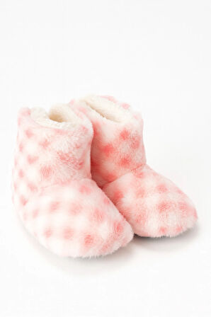 Çocuk ve Bebek Panduf, Kışlık Peluş Bot, Yumuşak, Sıcak Tutan, Kaymaz Tabanlı Ev İçi Patik, Ev Botu