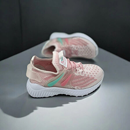 PEMBE KIZ ÇOCUK TRİKO SNEAKER 