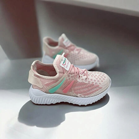 PEMBE KIZ ÇOCUK TRİKO SNEAKER 