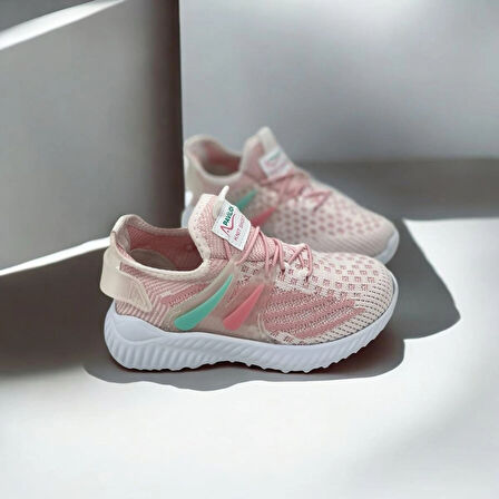 PEMBE KIZ ÇOCUK TRİKO SNEAKER 