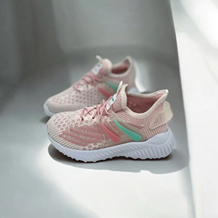PEMBE KIZ ÇOCUK TRİKO SNEAKER 