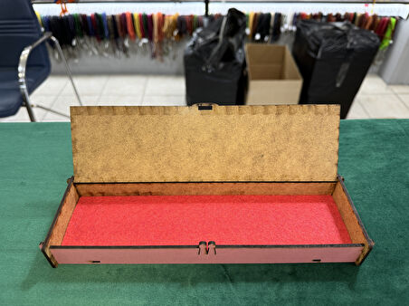 AHŞAP TESBİH KUTUSU PEMBE RENKLİ