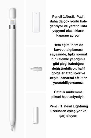 Wearfitpro Apple İpad Uyumlu Pencil 1.Nesil Tablet Kalemi