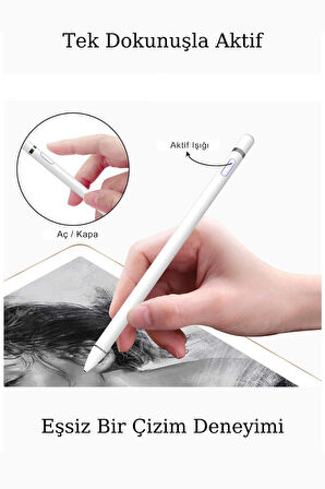 Weafitpro Apple Cihazlara Uyumlu Pencil 3.Nesil Tablet Kalemi