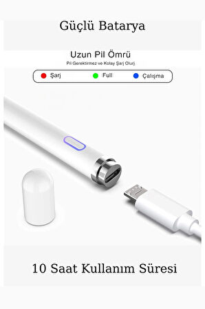 Weafitpro Apple Cihazlara Uyumlu Pencil 3.Nesil Tablet Kalemi
