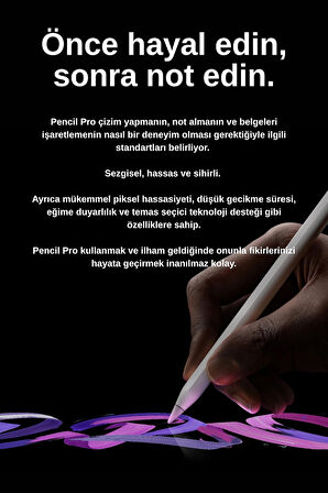 Weafitpro Apple İpad Uyumlu Pencil Pro Tablet Kalemi 