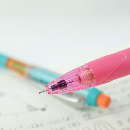 Pentel QE427 Q-Erase 0.7 mm Mekanik Uçlu Kalem - Green/Turquoise