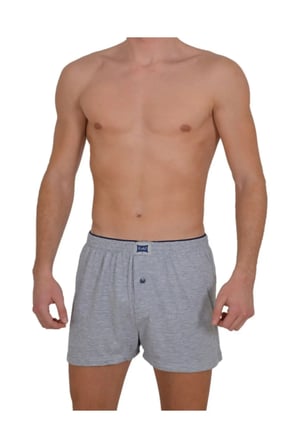 Erkek Penye Boxer - 4'lü Paket - Gri