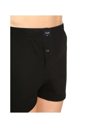 Erkek Penye Boxer - 4'lü Paket - Siyah