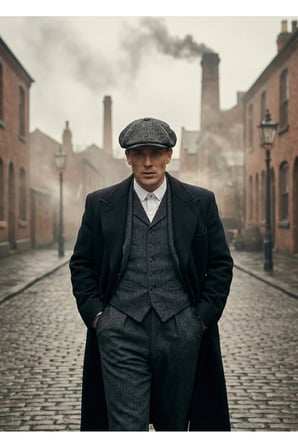 Erkek Kaşe 8 Köşe Kasket Şapka Klasik Retro- Peaky Blinders Tarzı Lastikli Standart Beden