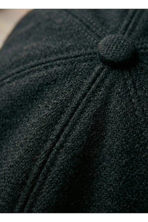 Erkek Kaşe 8 Köşe Kasket Şapka Klasik Retro- Peaky Blinders Tarzı Lastikli Standart Beden