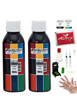 Perfection Hp Deskjet 6020 / 6030 / 6420 / 6430 Kartuş Uyumlu Dolum Seti