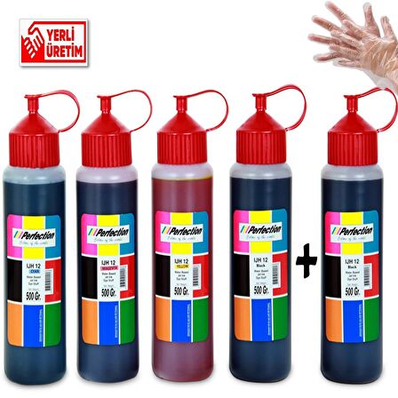 Epson L Serisi ve Claria Uyumlu Mürekkep Dolum Seti 5x500 ml. 35.000 sf.