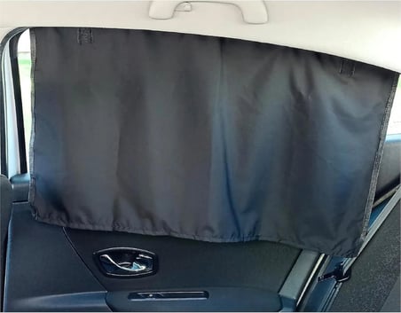 Ford Focus 4  Sedan 2018-2019-2020-2021-2022-2023-2024-2025 Araba Yan Cam Güneşlik Perdesi 2'li Set (77x45 cm) - Tam Karartma Oto Cam Perdesi