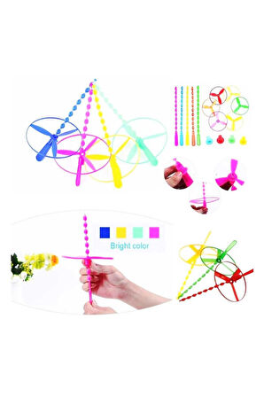 PERVANE HEDİYELİK OYUNCAK BAHÇE OYUNCAĞI NOSTALJİK FIRILDAK UFO UÇAN DAİRE 13cm 2'Lİ (PEMBE-YEŞİL)