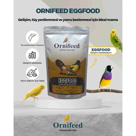 Ornifeed Eggfood Profesyonel Kanarya Maması 1 Kg