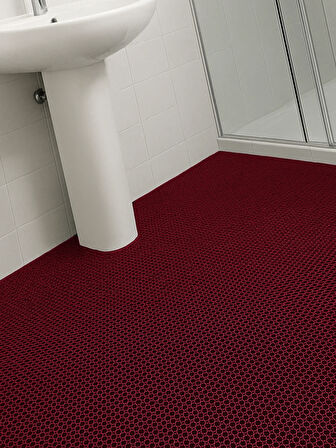 Beylini Bal Petek PVC Paspas Islak Zeminlerde Kaydırmaz İç Dış Mekan Banyo Duş Lavabo Havuz Kenarı Halısı