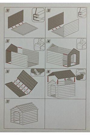 Plastik Kedi-köpek Kulübesi
