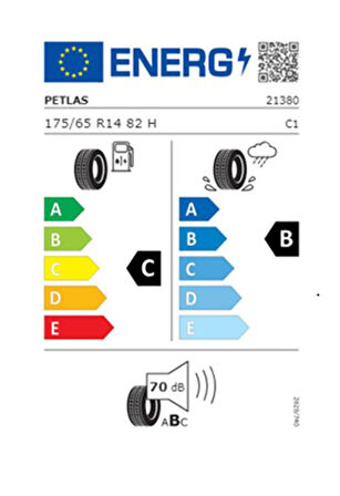 Petlas 175/65 R14 TL 82H IMPERIUM PT515 (Yaz Lastiği (Üretim Tarihi:2025)