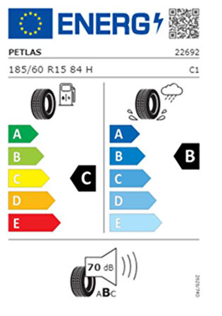 Petlas 185/60 R15 TL 84H IMPERIUM PT515 Yaz Lastiği (Üretim Tartihi:2025)