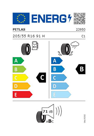 Petlas 205/55 R16 TL 91H IMPERIUM PT515 COMFORT Yaz Lastiği (Üretim Tarihi:2025)