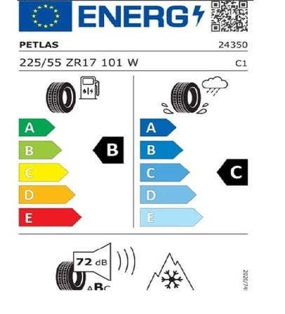 Petlas 225/55 R17 TL 101W REINF. MULTI ACTION PT565 Dört Mevsim Lastiği (Üretim Tarihi:2026)