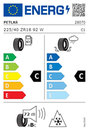 Petlas 225/40 R18 TL 92W REINF. MULTI ACTION PT565 Dört Mevsim Lastiği (Üretim Tarihi:2025)