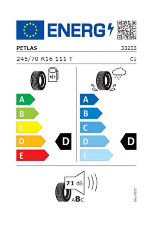 Petlas 245/70 R16 TL 111T REINF. (M+S) EXPLERO A/T PT421 SUV Yaz Lastiği (Ürfetim Tarihi:2025) 