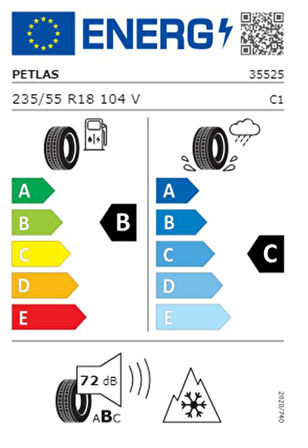 Petlas 235/55 R18 TL 104V REINF. SUVMASTER A/S Suv Dört Mevsim Lastiği (Üretim Tarihi:2024) 