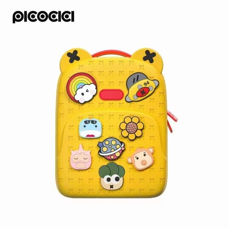 Özel Tasarım Pıcocıcı Fashion BackPack Sarı Figürlü Çocuk Sırt Çantası Mini Çanta