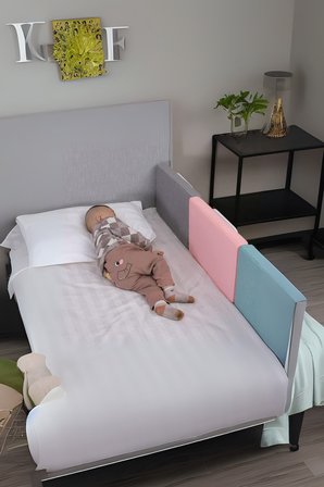 Miralay Yeni Nesil Yatak Bariyeri 50 x 40 cm Gri ( 3 Adet) - Boyalı