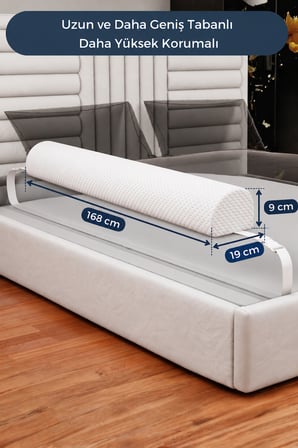 Yatella Yeni Nesil Sünger Yatak Bariyeri 168 cm 19 x 9 x 168 cm
