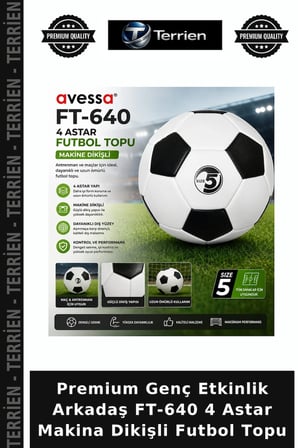 Premium Genç Etkinlik Arkadaş FT-640 4 Astar Makina Dikişli Futbol Topu