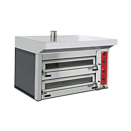Empero EMP.GF.02-D Gold Maxi Pizza Fırını-Çift Katlı-Elektrikli-iç ölçü:105x70 cm
